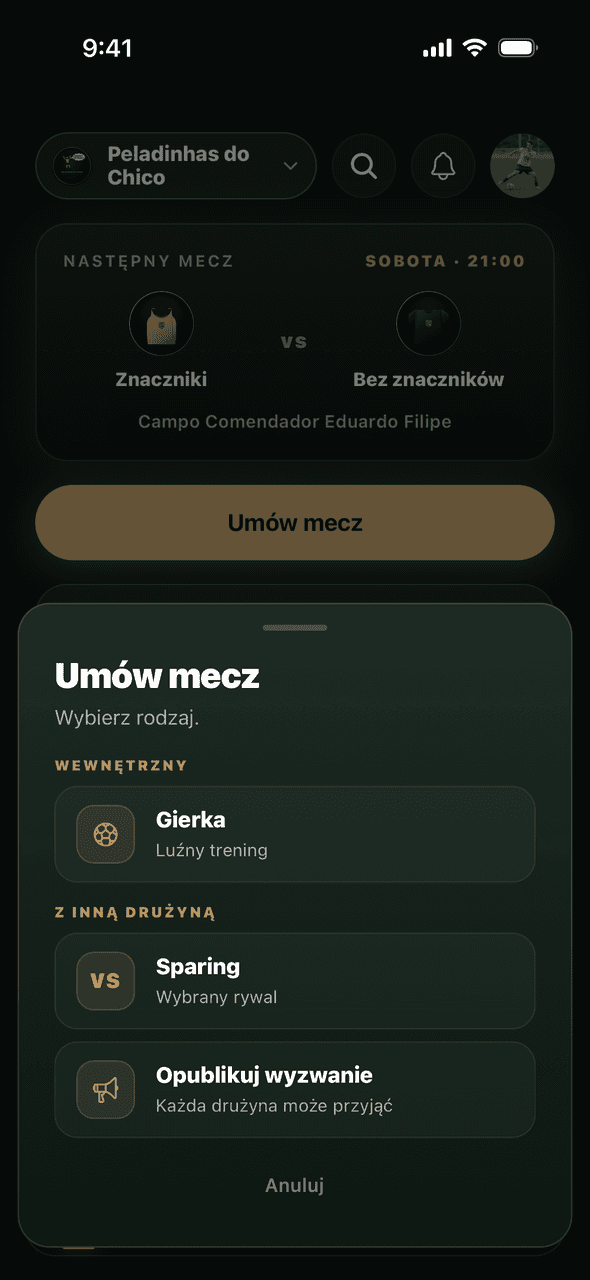 Ekran S7VN do umawiania gry