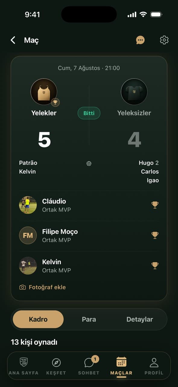 5-4 sonucu, gol atanlar ve MVP ile maç özeti
